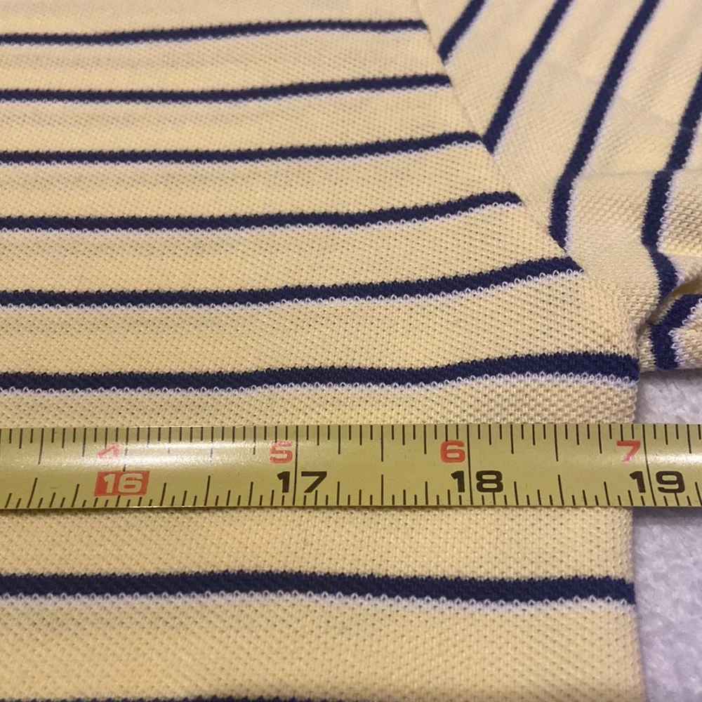 POLO BY RALPH LAUREN Size S Yellow & Navy Polo